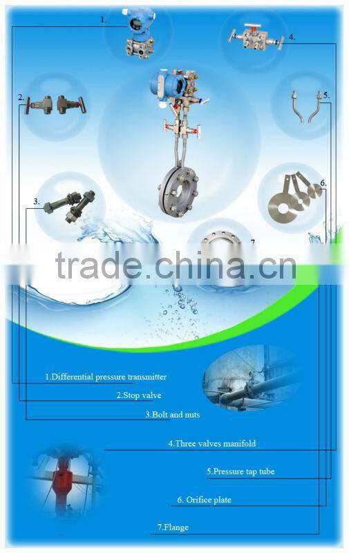 High quality SS 304 body V-cone flow meter CE approved