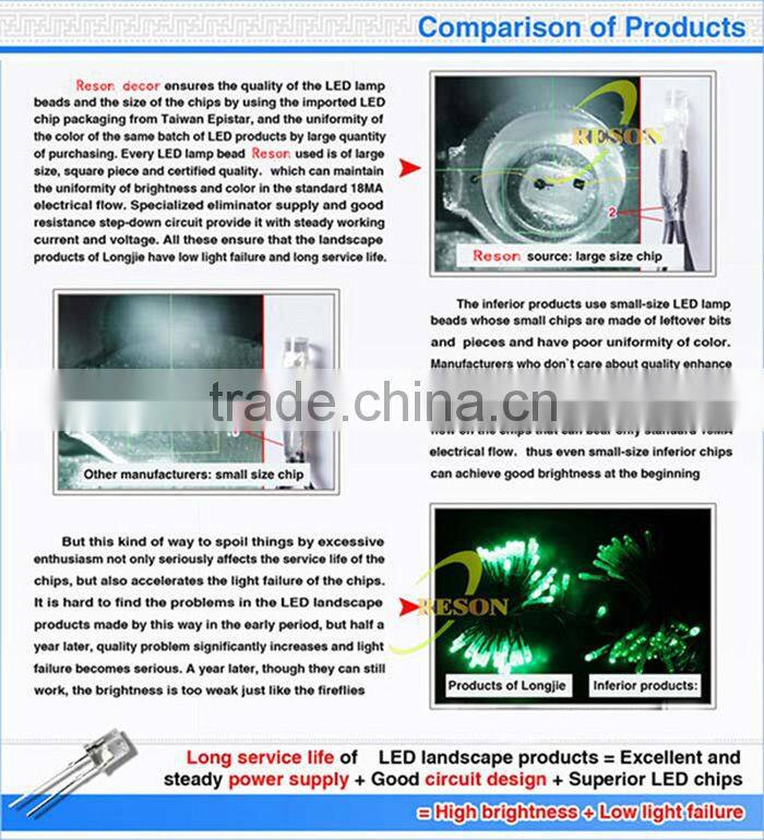 H:3m led outdoor light buy christmas tree garden decoration