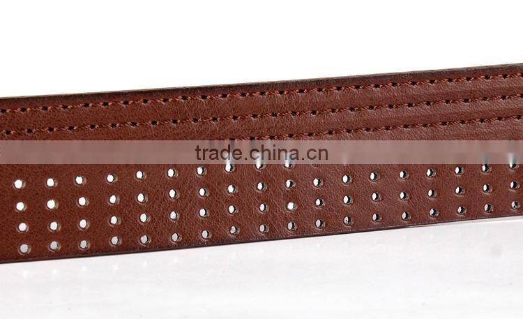 Hollow Out Jeans For Men Belts Leather