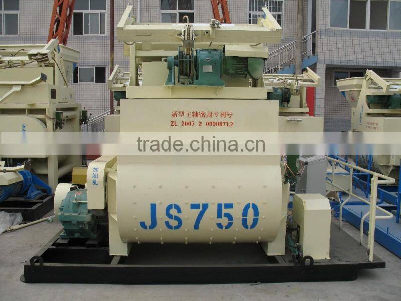 price of concrete mixer, portable beton cement mixer JS750