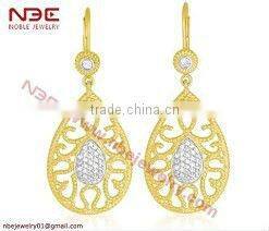 Turkish fashion silver jewelry,hot sale butterfly design rhodium cute 925 silver earrings jewelry for trendy girls and women