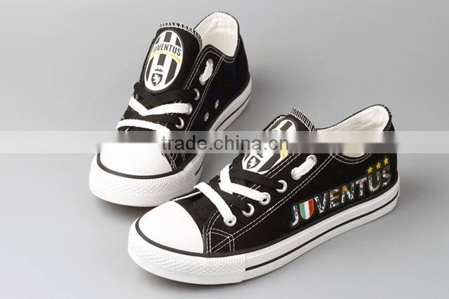 NO.T-D807H 2015 hot sales high quality custom screen printed canvas shoes
