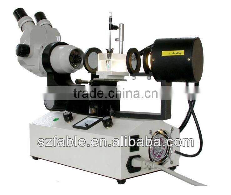 High performance Oil-immersion Horizontal gem microscope for Jewelry and Gem
