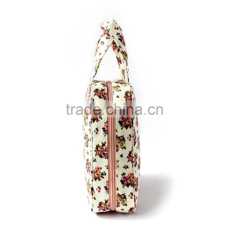 BA-1493 2016 Fashion cosmetic bag Hot Sale polyester cosmetic bag Custom makeup bag