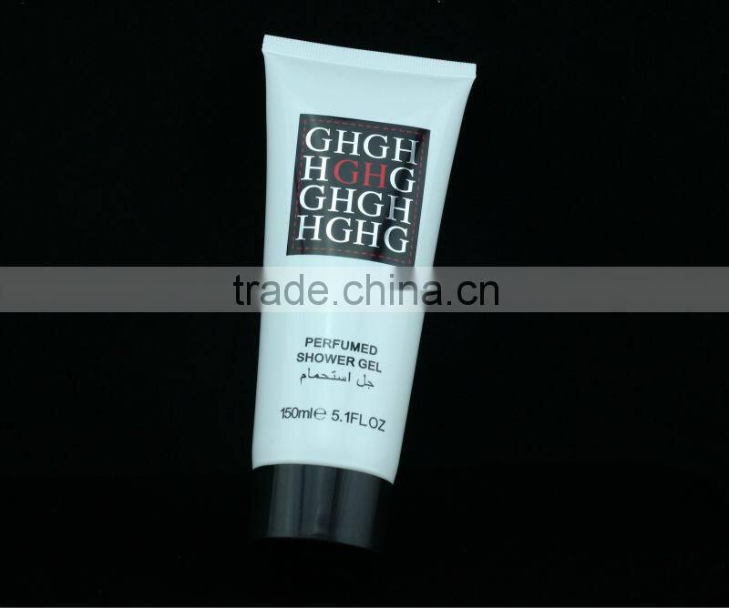 150ml cosmetic containers plastic for body lotion with screw cap