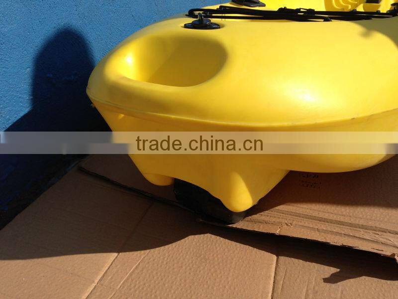 new double fishing boat with 4xflush rod holder with wheel