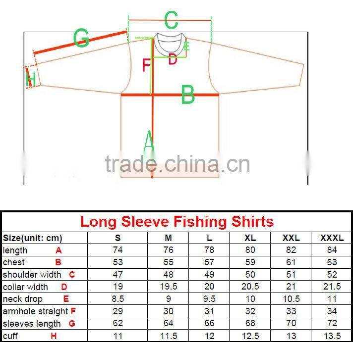 stan caleb 2016 newest original design high quality best selling long sleeve dry fit wholesale fishing shirt fishing jersey