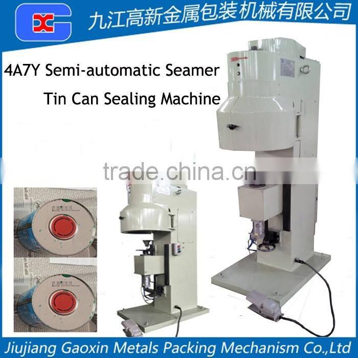 Hot Sale Semi Automatic Can Seamer/New Can Seamer/Automatic Tin Can Sealing Machine