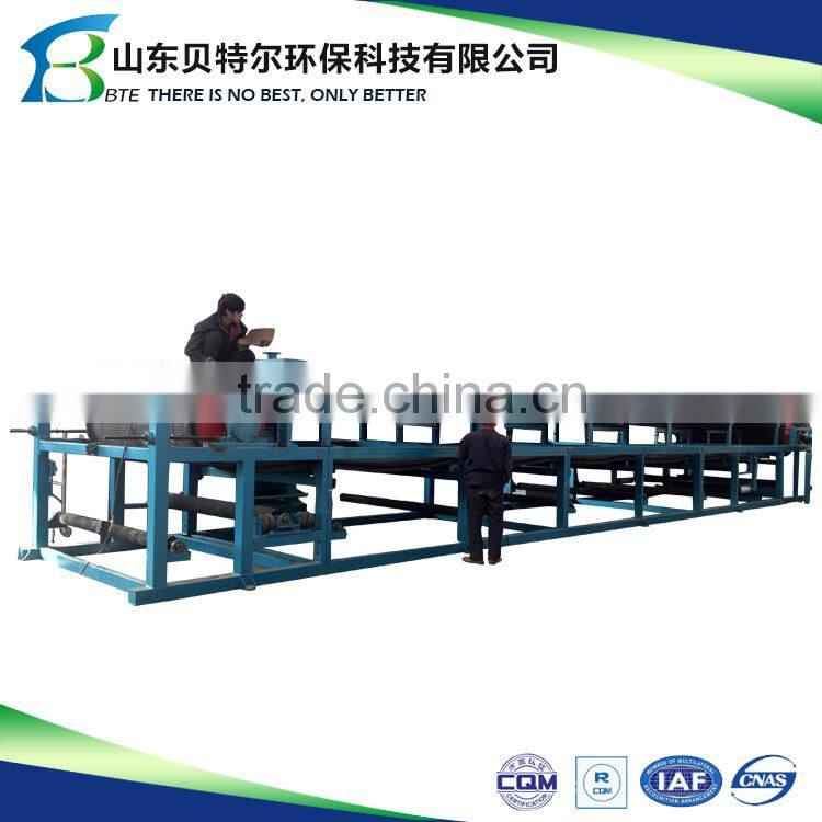 china vacuum belt filter for copper mine use