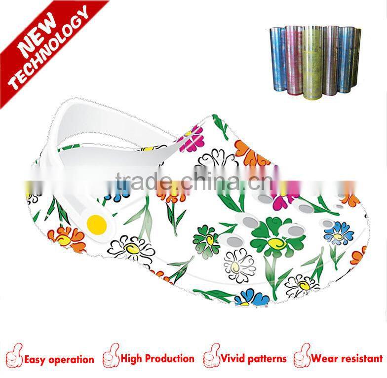 Shoe Accessories 3D PVC slipper transfer film