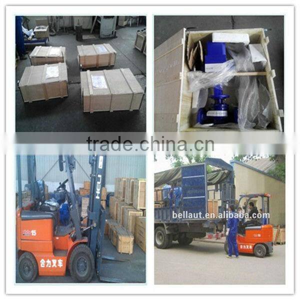 pneumatic ball valve with double acting pneumatic actuator