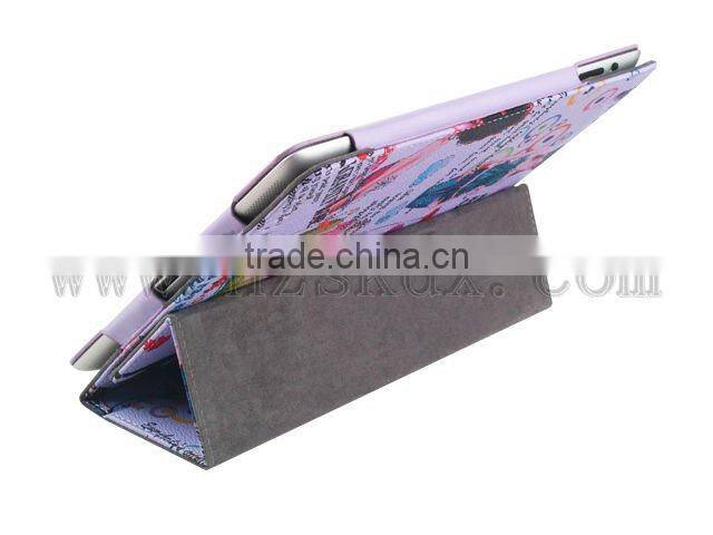 clearance sale SiKai girls cartoon PU leather case for the new ipad 3 2