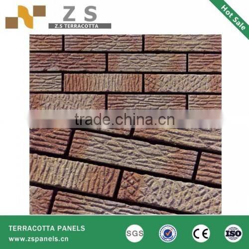 clay bricks architectural facade terracotta wall siding dry hanging system exterior wall terracotta tiles facade ceramic panel