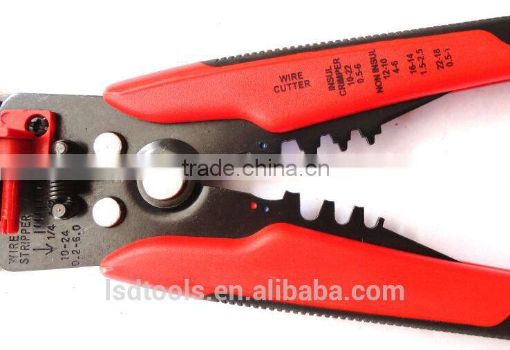 LS-A318 automatic wire stripper easy stripping, crimping, end cutting multi purpose durable hand tool pliers
