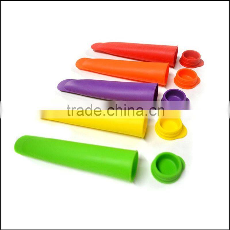 Taobao online shopping bpa free flexible attached lids silicone popsicle maker