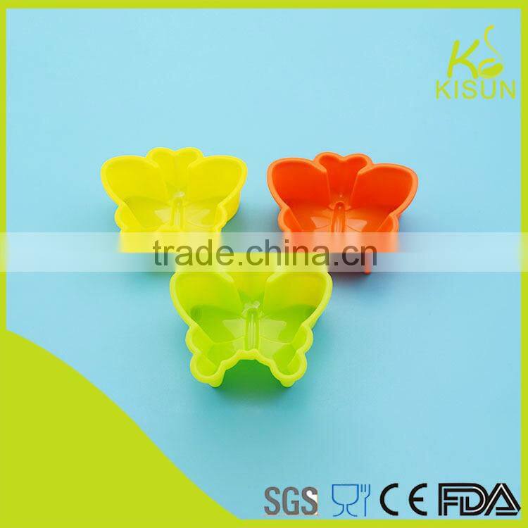colorful mini butterfly cupcake mould