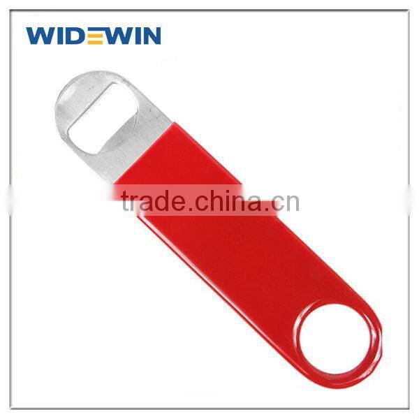 Stainless steel Bottle Opener with PVC coated,metal bottle opener