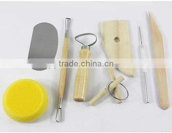 art clay tools-Wooden pottery tool