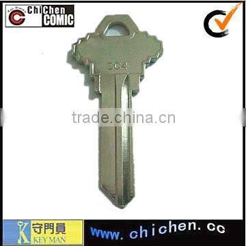 Blank door lock key