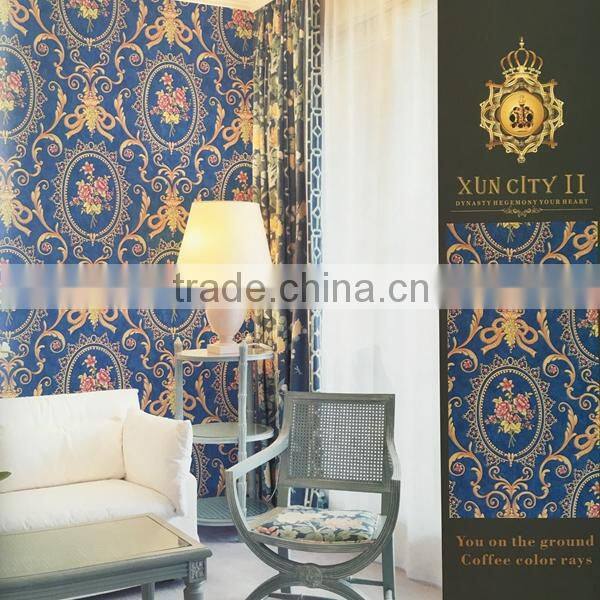 2015 new design deep embossed wallpaper cheap price