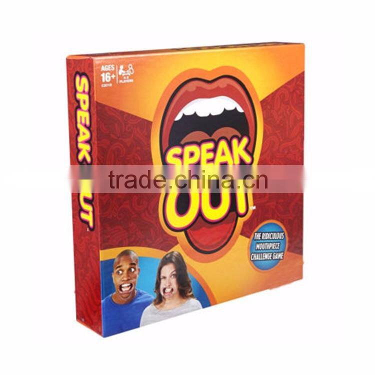2016 popular board game speak out game universal christmas gifts