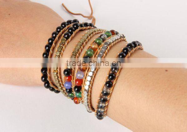 Hot Selling Muilt-color beaded Rope Bracelet Wholesale ZTNM-0047
