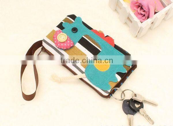 Fashion Cartoon Horse Fabrics Woman Coin Wallet Wholesale ZTCW-0018