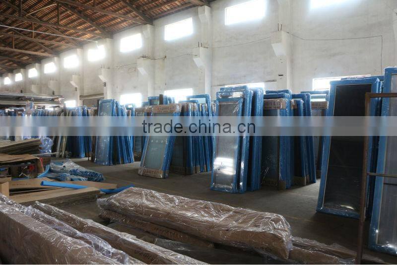 exterior aluminum wood folding door polish in foshan