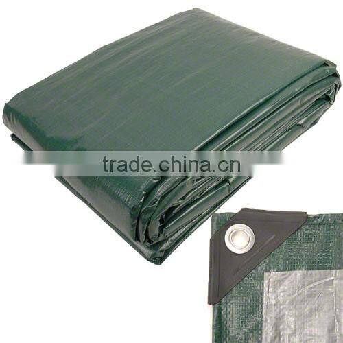 PREMIUM GREEN / SILVER HEAVY DUTY TARP 16' X 20'