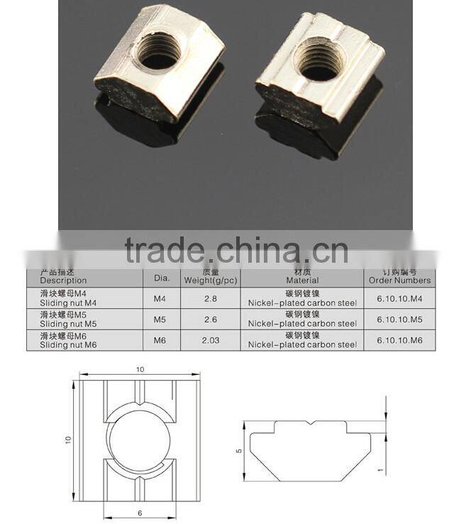 Sliding Nut For 20 series Aluminum Profile