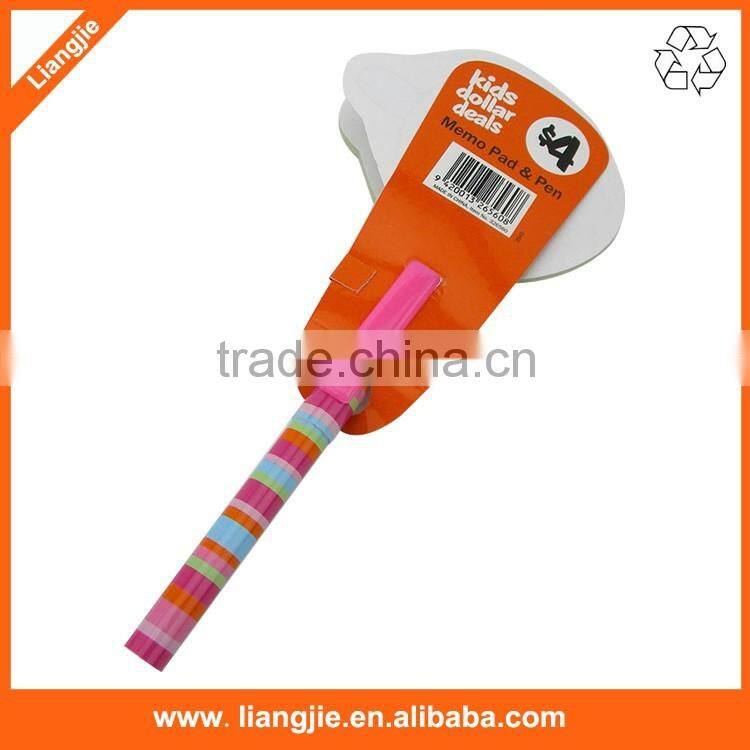 Custom Butterfly shaped sticky notes with pen