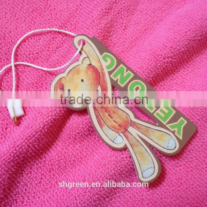cardboard paper hangtag,beautiful printing swing tag