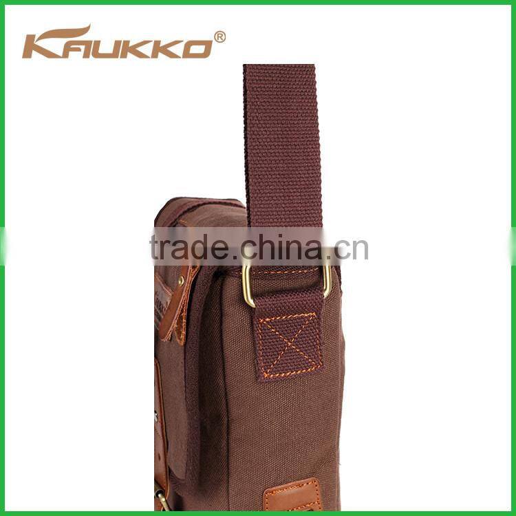 Hot selling canvas shoulder messenger bag with cheap price