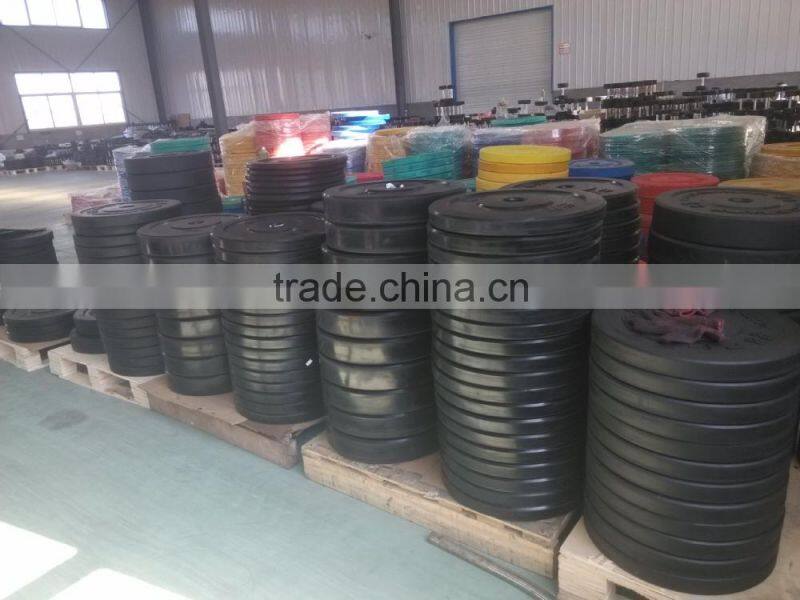 crossfit colorful rubber bumper Plates