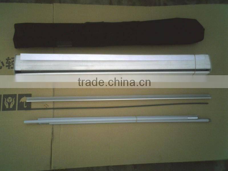 2016 hot sale trading easy moving promotion retractable advertising waterproof portable plastic roll up banner standees