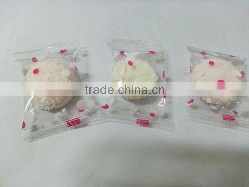individual wrapped marshmallow candy white sugar coated coconut