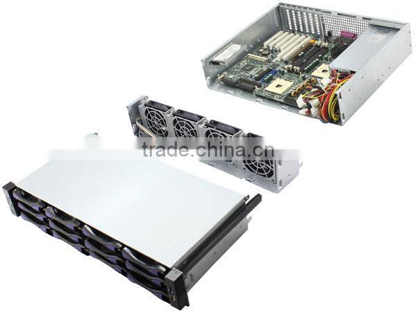 2u hot swap rack server chassis