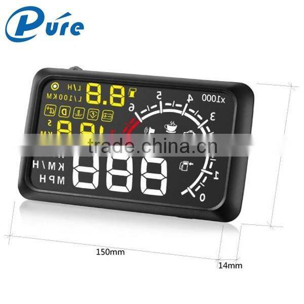 Car HUD Head Up Display Safety HUD Display High Performance HUD Built-in ELM327