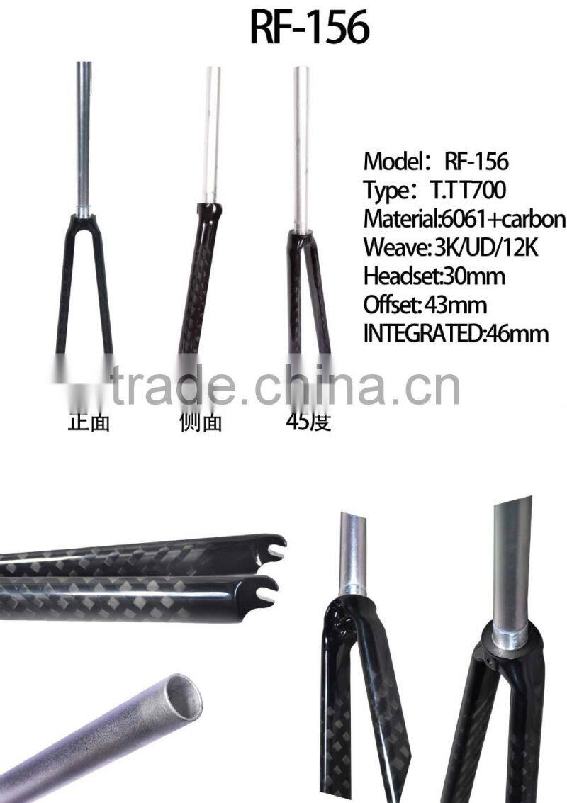 New arriving DIY Carbon bicycle front suspension fork Disc Brake from trade assurance supplier