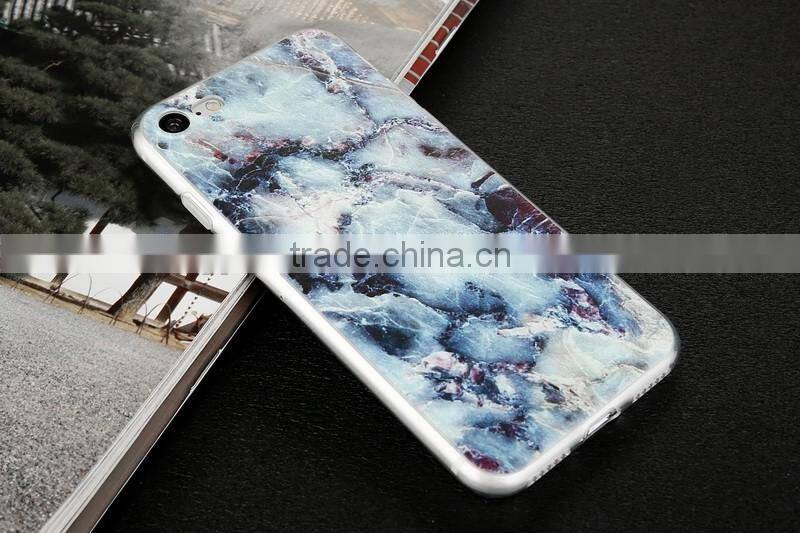 GVC Marble case for iphone 7 PLUS SOFT SILICONE GEL RUBBER case,CREATIVE TPU case for iphone 7 COVER Case STONE STYLE