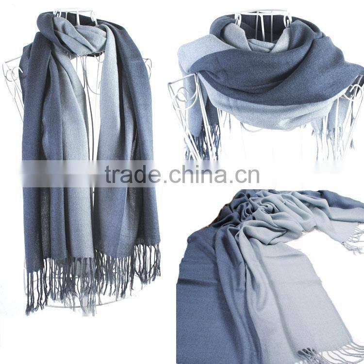 2014 Brand New Women's Fashion Long Large Soft Shawl Stole Pashmina Scarf Gradient Cashmere Scarf Wraps
