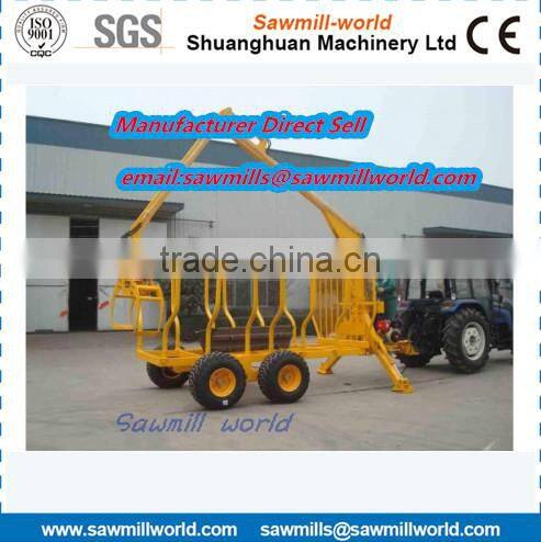 10T Log Loader Trailer with Crane