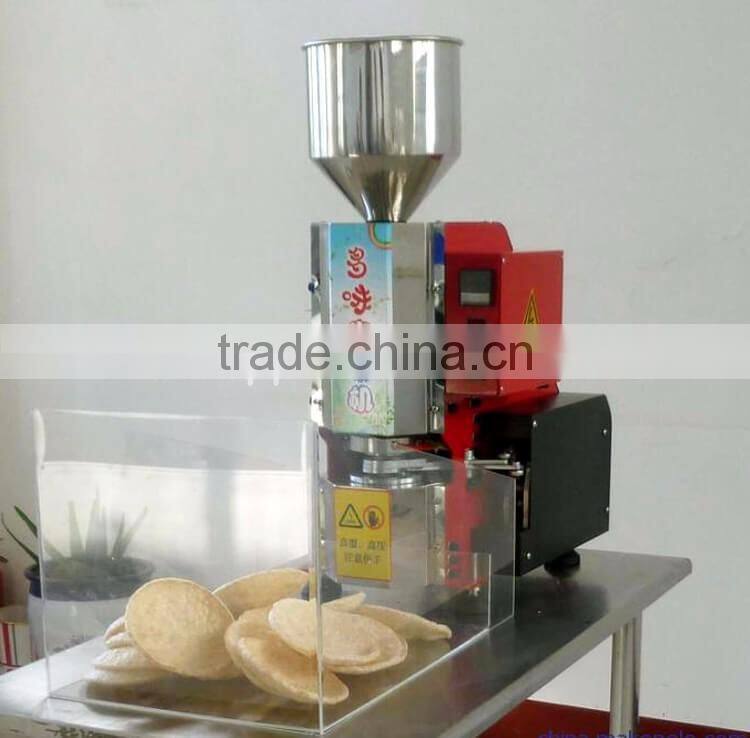 High quality and humanized control panel mini rice cake machine