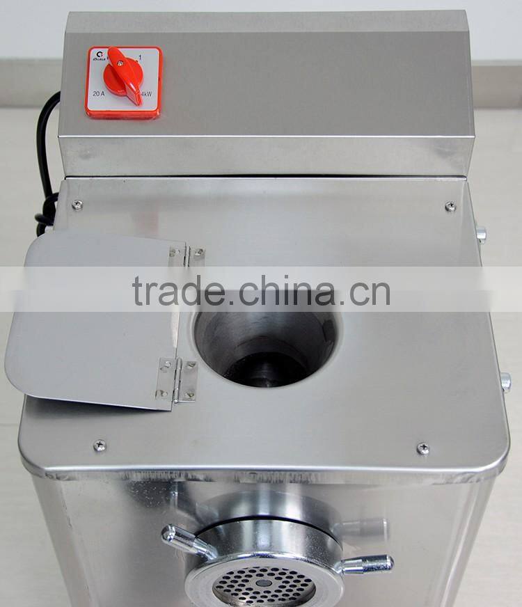 32# Professional Electric Stainless Steel Shell Fresh Meat Grinder With CE