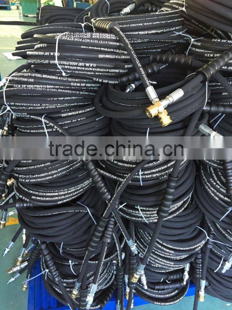 High Pressure Water Hose with Quick Connect Fittings