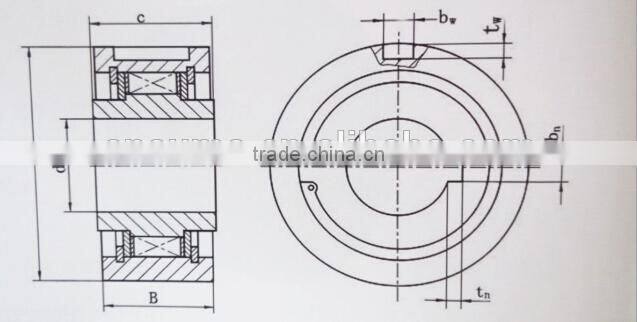 One Way Bearing CKA40100 Freewheel Bearing for Printer