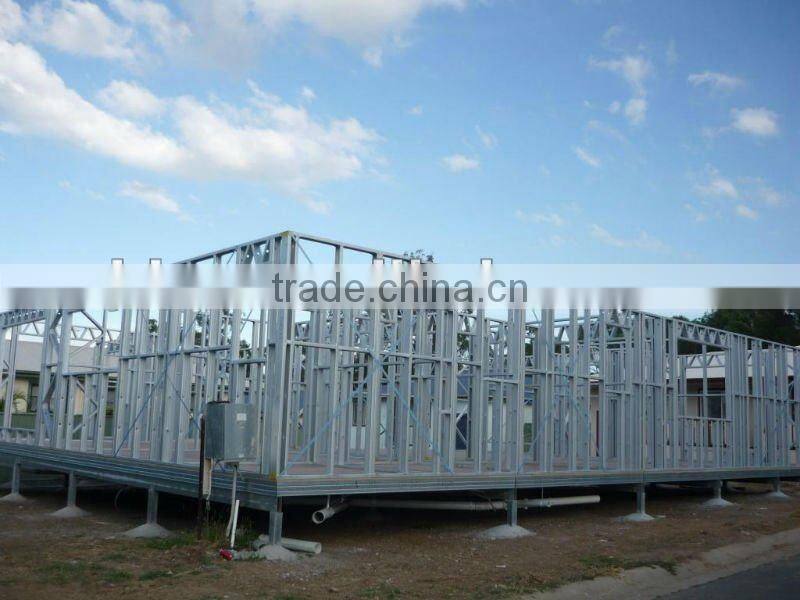 Light steel structure prefab villa with high quality