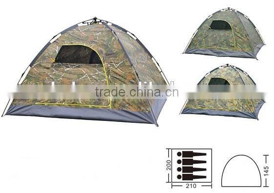 2016 fashional camouflage Outdoor Camping Tent for family travelling