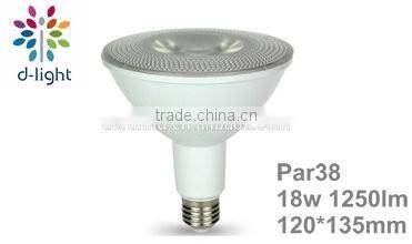 New design waterproof IP65 12W 15W E27 B22 PAR38 LED Light bulb