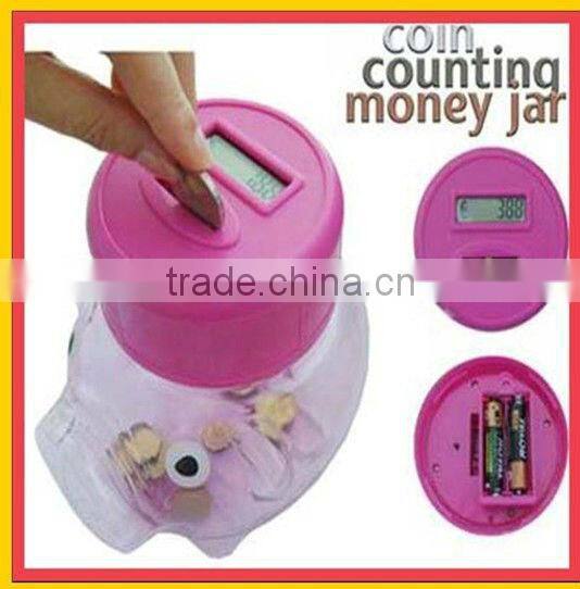 Digital Coin Bank, Piggy-shaped Digital Coin Bank, Electronic Saving Box